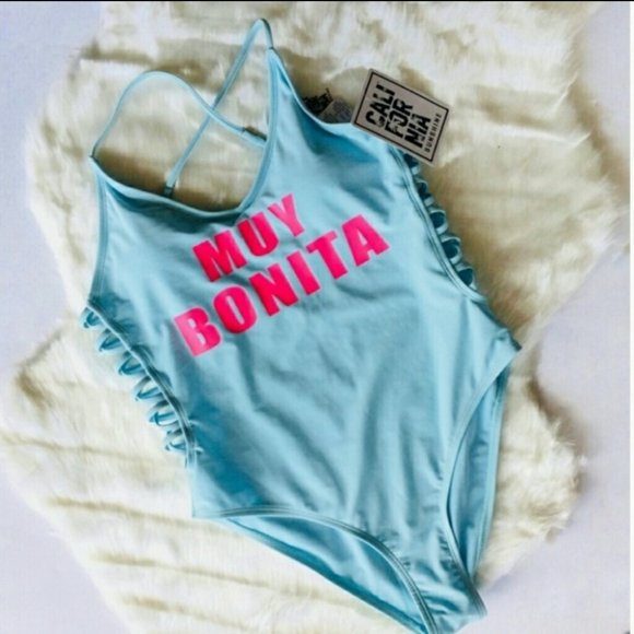 NEW CALIFORNIA STYLE ONEPICE SWIMSUIT - Picture 1 of 9